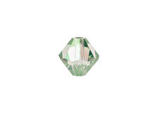 Load image into Gallery viewer, Swarovski Crystal, #5328 Bicone Beads 4mm, Chrysolite Opal AB 2X, Wholesale Packs - BeadPrism