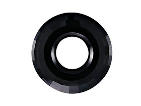 Swarovski Crystal, #6039 Disk Pendant 38mm, JET, Wholesale - BeadPrism