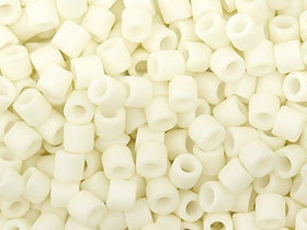 Pack of 50 gram Matte Cream  Delicas 8/0 Seed Beads Wholesale - BeadPrism