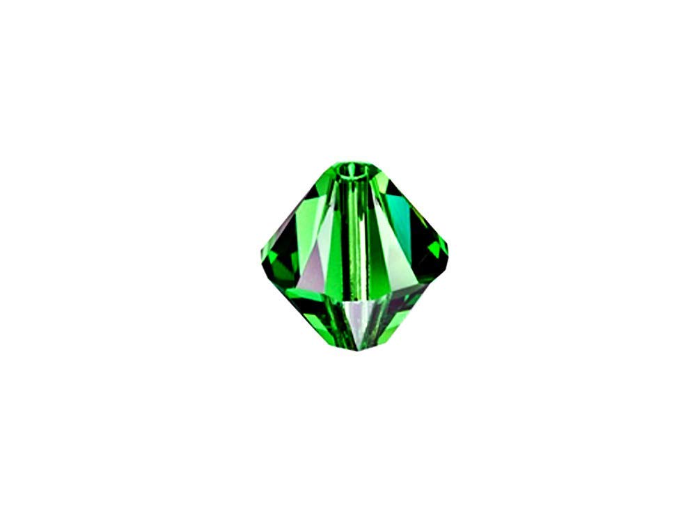 Swarovski Crystal, #5328 Bicone Beads 4mm, Dark Moss Green, Wholesale Packs - BeadPrism