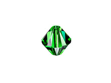 Load image into Gallery viewer, Swarovski Crystal, #5328 Bicone Beads 4mm, Dark Moss Green, Wholesale Packs - BeadPrism
