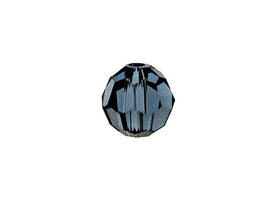 Swarovski 5000 Round Crystal Faceted Beads Montana | 4mm | Small & Wholesale Packs - BeadPrism