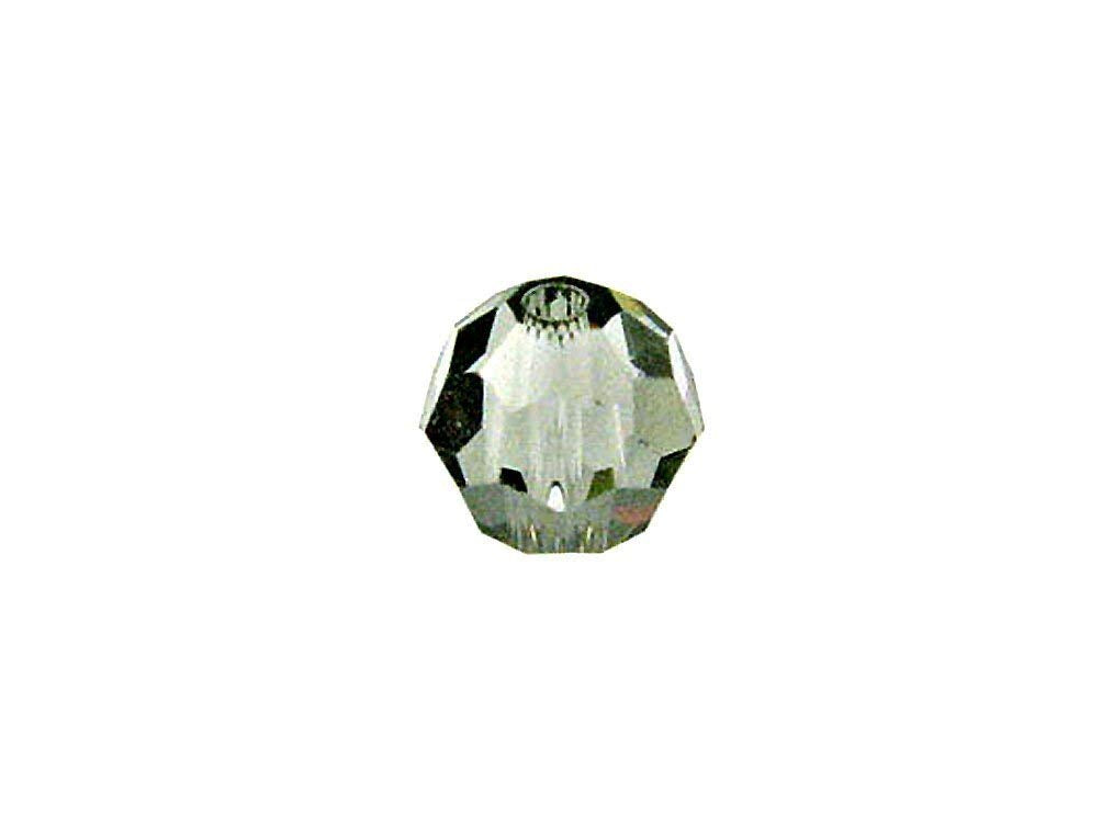 Swarovski 5000 Round Crystal Faceted Beads Black Diamond | 8mm | Small & Wholesale Packs - BeadPrism