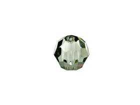 Swarovski 5000 Round Crystal Faceted Beads Black Diamond | 8mm | Small & Wholesale Packs - BeadPrism