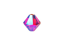 Load image into Gallery viewer, Swarovski Crystal, #5328 Bicone Beads 8mm, Light Siam AB 2X, Wholesale Packs - BeadPrism