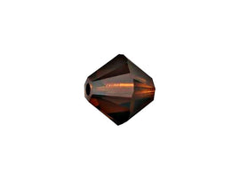 Swarovski Crystal, #5301 Bicone Beads 5mm, Mocca, Wholesale Packs - BeadPrism