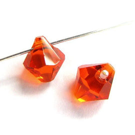 Wholesale Genuine Swarovski 6301 8mm Hyacinth Bicone Beads, Choose Package Size - BeadPrism