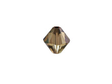 Load image into Gallery viewer, Swarovski Crystal, #5328 Bicone Beads 4mm, Crystal Bronze Shade, Wholesale Packs - BeadPrism