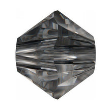 Load image into Gallery viewer, Swarovski Crystal, #5328 Bicone Beads 5mm, Crystal Silver Night, Wholesale Packs - BeadPrism