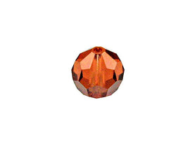 Swarovski 5000 Round Crystal Faceted Beads Indian Red | 4mm | Small & Wholesale Packs - BeadPrism