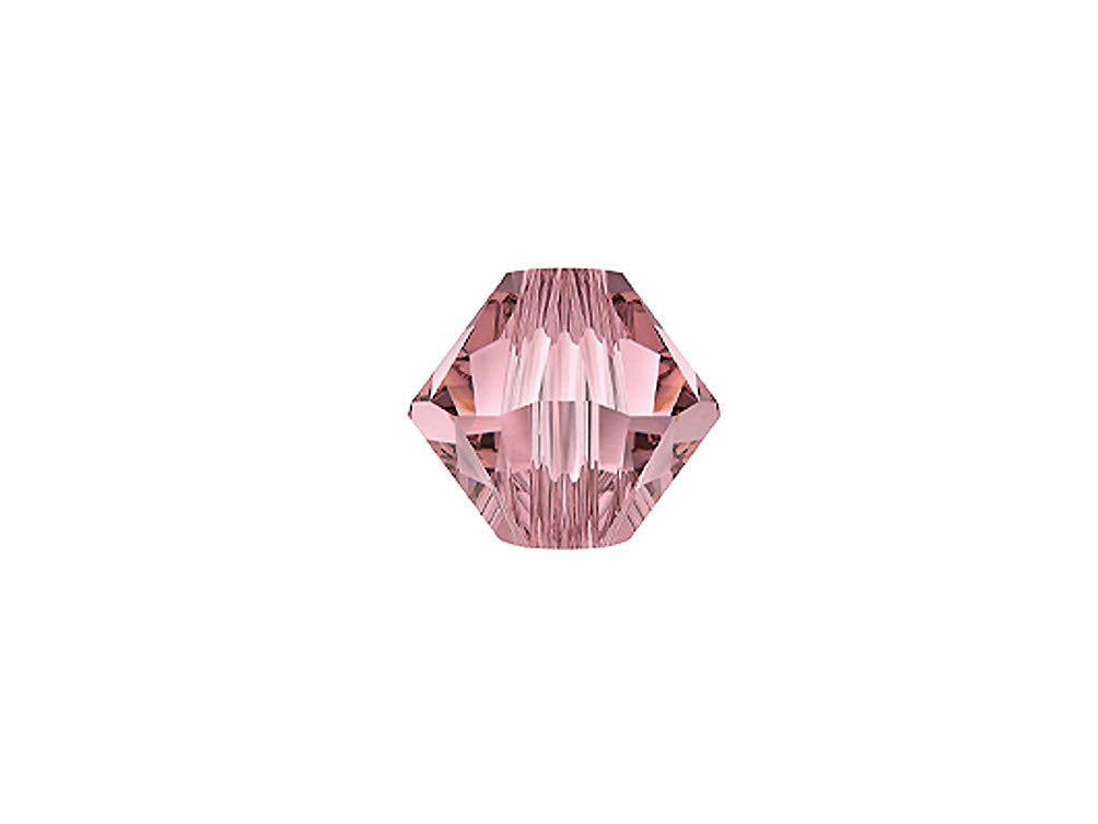 Swarovski Crystal, #5328 Bicone Beads 5mm, Crystal Antique Pink, Wholesale Packs - BeadPrism