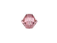 Load image into Gallery viewer, Swarovski Crystal, #5328 Bicone Beads 5mm, Crystal Antique Pink, Wholesale Packs - BeadPrism