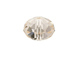 Swarovski 5040 Rondelle Crystal Faceted Beads SILK | 6mm | Small & Wholesale Packs - BeadPrism