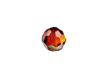 Load image into Gallery viewer, Swarovski 5000 Round Crystal Faceted Beads Crystal Red Magma | 4mm | Small &amp; Wholesale Packs - BeadPrism