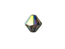 Swarovski Crystal, #5328 Bicone Beads 4mm, Mocca AB, Wholesale Packs - BeadPrism