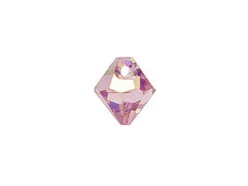 Swarovski Crystal, #6328 Top Drilled Bicone Beads 8mm, Light Amethyst AB, Wholesale Packs - BeadPrism