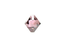 Load image into Gallery viewer, Swarovski Crystal, #6328 Top Drilled Bicone Beads 6mm, Light Rose Satin, Wholesale Packs - BeadPrism