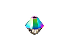 Load image into Gallery viewer, Swarovski Crystal, #5328 Bicone Beads 5mm, Crystal Scarabaeus Green, Wholesale Packs - BeadPrism