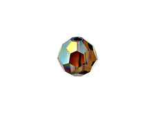 Load image into Gallery viewer, Swarovski 5000 Round Crystal Faceted Beads Smoked Topaz AB | 10mm | Small &amp; Wholesale Packs - BeadPrism
