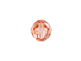 Swarovski 5000 Round Crystal Faceted Beads Rose Peach | 4mm | Small & Wholesale Packs - BeadPrism