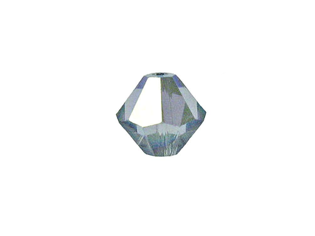 Swarovski Crystal, #5328 Bicone Beads 4mm, Indian Sapphire AB, Wholesale Packs - BeadPrism