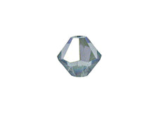 Load image into Gallery viewer, Swarovski Crystal, #5328 Bicone Beads 4mm, Indian Sapphire AB, Wholesale Packs - BeadPrism
