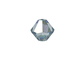 Swarovski Crystal, #5328 Bicone Beads 4mm, Indian Sapphire AB, Wholesale Packs - BeadPrism
