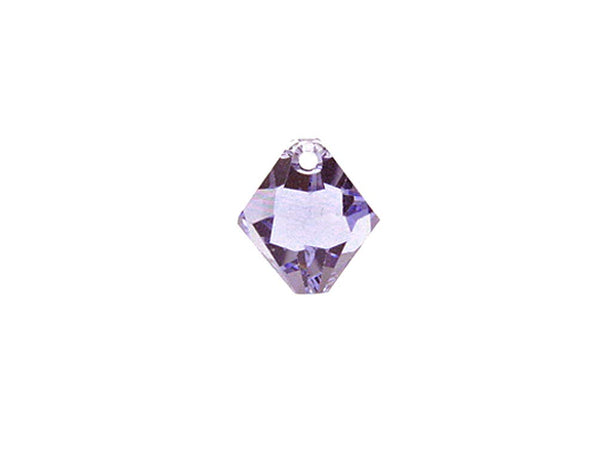 Swarovski Crystal, #6328 Top Drilled Bicone Beads 8mm, Provence Lavender, Wholesale Packs - BeadPrism