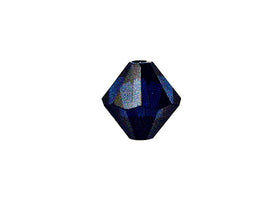 Swarovski Crystal, #5301 Bicone Beads 5mm, Dark Indigo, Wholesale Packs - BeadPrism