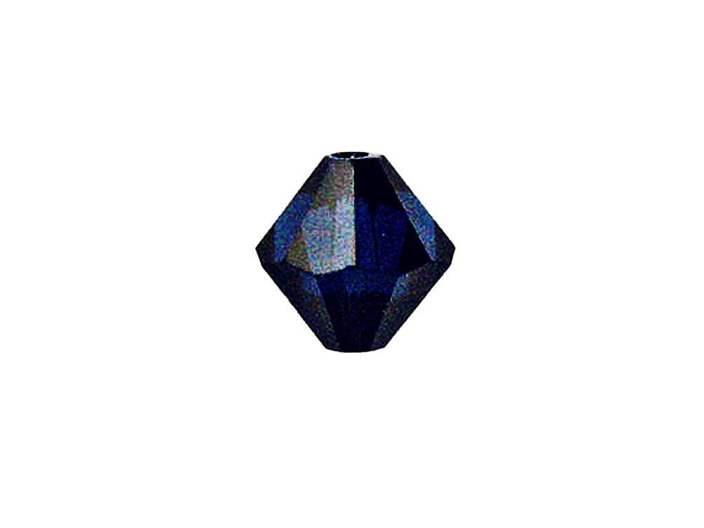 Swarovski Crystal, #5328 Bicone Beads 6mm, Dark Indigo, Wholesale Packs - BeadPrism
