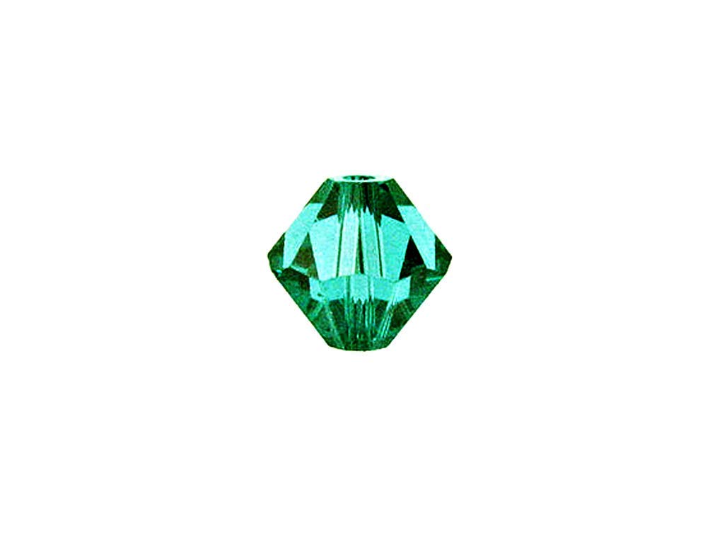 Swarovski Crystal, #5328 Bicone Beads 5mm, Blue Zircon, Wholesale Packs - BeadPrism