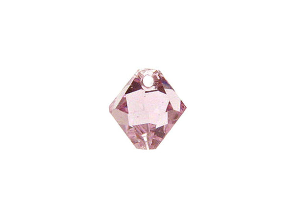 Wholesale Genuine Swarovski 6301 6mm Light Amethyst Bicone Beads, Choose Package Size - BeadPrism