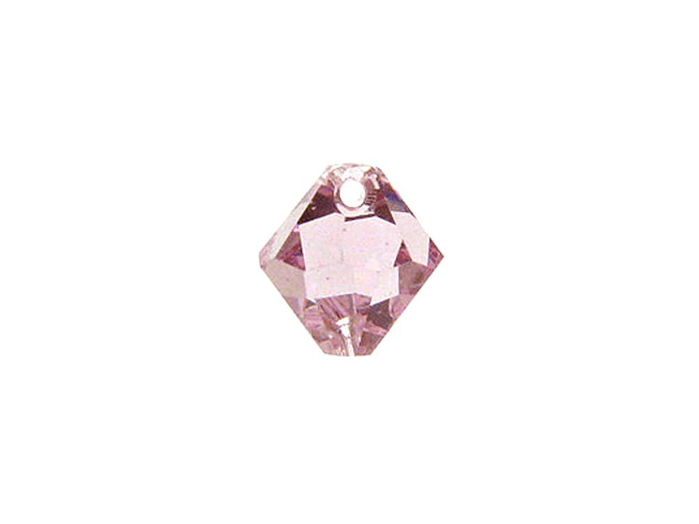 Wholesale Genuine Swarovski 6301 8mm Light Amethyst Bicone Beads, Choose Package Size - BeadPrism