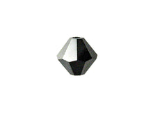 Load image into Gallery viewer, Swarovski Crystal, #5328 Bicone Beads 5mm, JET Hematite, Wholesale Packs - BeadPrism