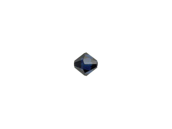 Swarovski Crystal, #5301 Bicone Beads 5mm, Dark Indigo, Wholesale Packs - BeadPrism