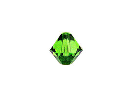 Swarovski Crystal, #5328 Bicone Beads 5mm, Fern Green, Wholesale Packs - BeadPrism