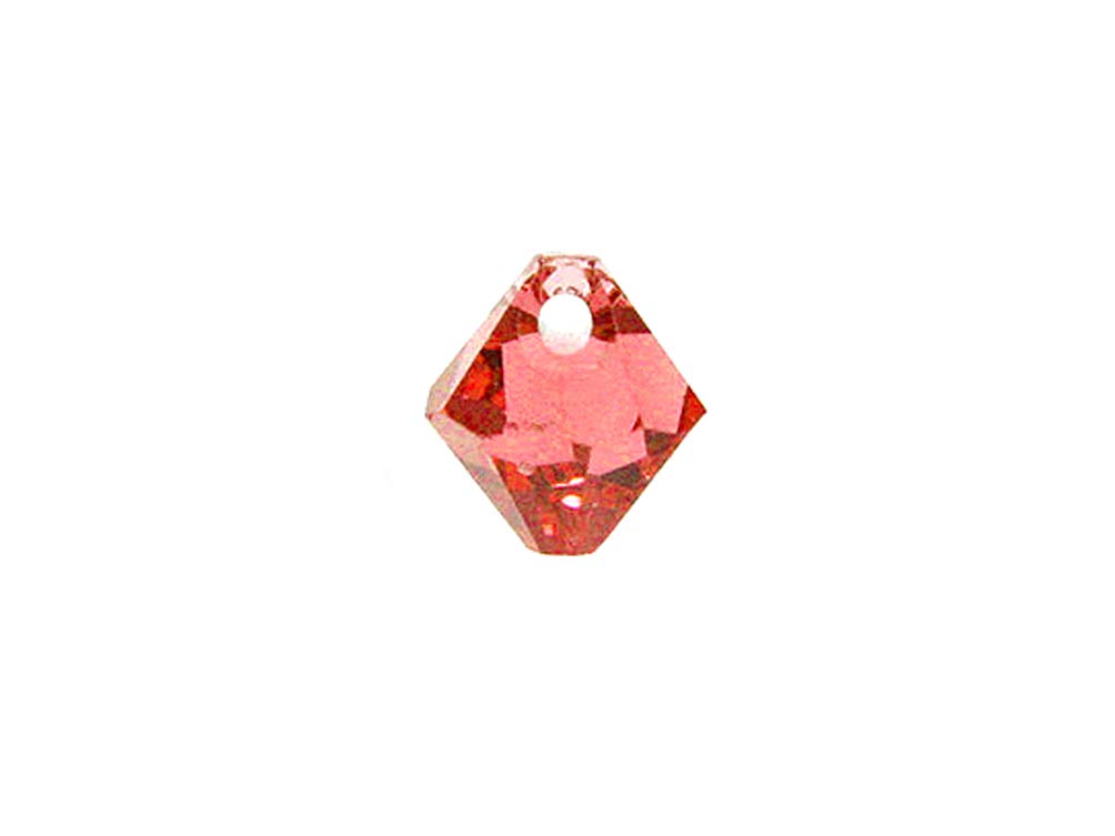 Swarovski Crystal, #6328 Top Drilled Bicone Beads 8mm, Padparadscha, Wholesale Packs - BeadPrism