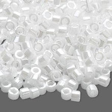 Load image into Gallery viewer, Pack of 50 gram WHITE PEARL  Miyuki Delicas 11/0 Seed Beads Wholesale - BeadPrism