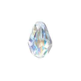 Swarovski 5500 CRYSTAL AB 9 x 6mm Faceted Drop Beads, Swarovski Crystal Beads, Small and Wholesale Packs