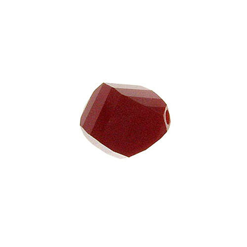 18 pcs Swarovski DARK RED CORAL 8mm Helix Beads, Swarovski Crystal Beads - 5020-8DRCO