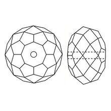 Load image into Gallery viewer, Swarovski 5040 Rondelle Crystal Faceted Beads Silk AB | 6mm | Small &amp; Wholesale Packs - BeadPrism