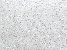 Load image into Gallery viewer, Pack of 50 gram CRYSTAL LUSTER  Miyuki Delicas 11/0 Seed Beads Wholesale - BeadPrism