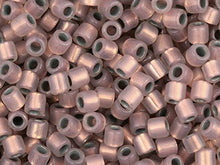 Load image into Gallery viewer, Pack of 50 gram Lined Rose AB  Delicas 8/0 Seed Beads Wholesale - BeadPrism