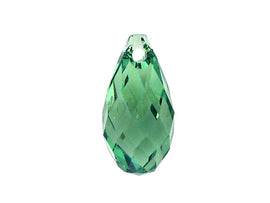 Swarovski Crystal, #6010 Briolettes Beads 13mm, Erinite, Wholesale Packs - BeadPrism