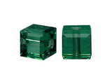 Wholesale Genuine Swarovski 5601 4mm Emerald Cube Beads, Choose Package Size