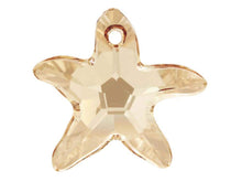 Load image into Gallery viewer, Swarovski Crystal, 2 Pieces, #6721 Starfish Pendant 20mm, SILK, Wholesale - BeadPrism