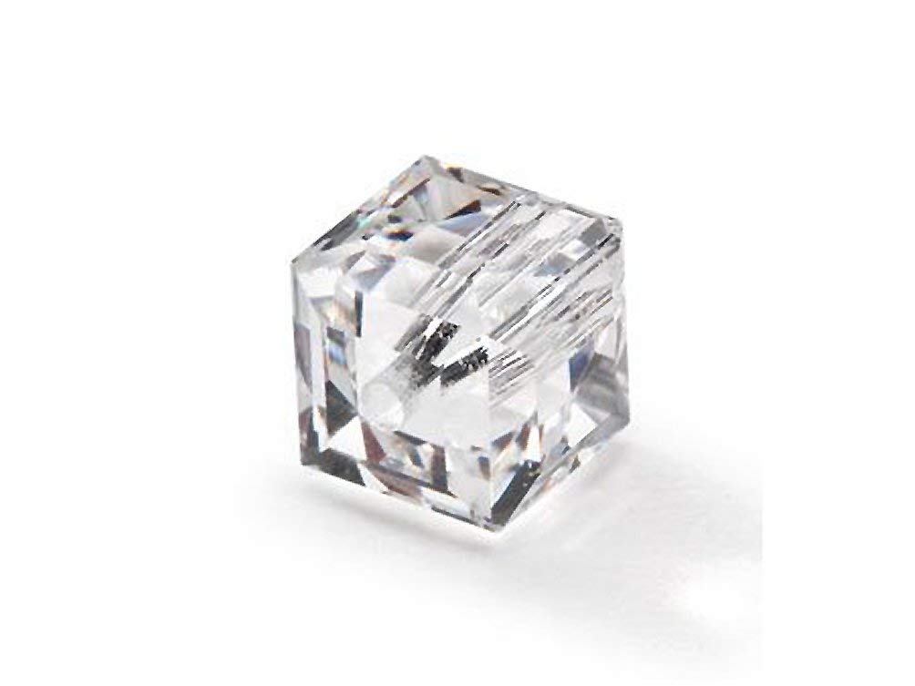 Wholesale Genuine Swarovski 5601 6mm Crystal Cube Beads, Choose Package Size - BeadPrism