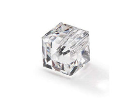 Wholesale Genuine Swarovski 5601 6mm Crystal Cube Beads, Choose Package Size - BeadPrism
