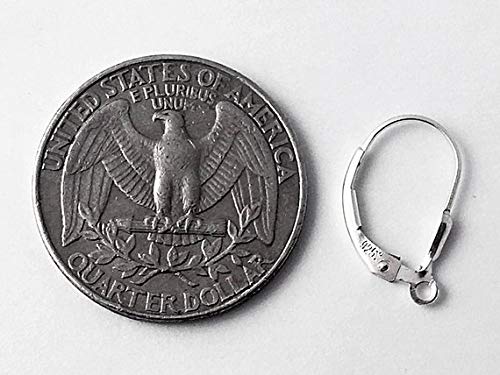 Sterling Silver Anti Tarnish Coating Tear Drop Leverback Earring With Ring, Choose Package Size - BeadPrism