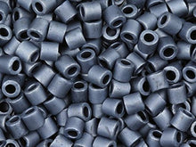 Load image into Gallery viewer, Pack of 50 gram Matte Blue Grey  Delicas 8/0 Seed Beads Wholesale - BeadPrism